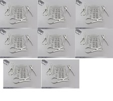 8 Sets Rubber Dam Kit of 21 Pcs. & Clamps of Your Choice Dental Instruments picture
