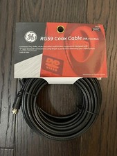 GE RG59 Coax Cable 25' (7.6m) ***NEW*** picture