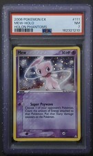 Pokemon - Mew 111/110 Secret Rare Holo - 2006 EX Holon Phantoms - PSA 7 New Cert picture