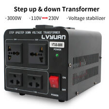 3000W Voltage Converter Transformer Heavy Duty 220V-110V 110V-220V Step Up/Down picture
