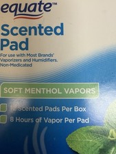 Lot 24 Pads Equate Vapor Pads Refill Pads Menthol Scented 24 Pads Total picture
