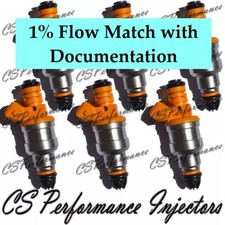 1% Flow Match OEM Bosch Fuel Injectors Set (6) 0280150714 for 86-93 BMW 3.5L I6 picture