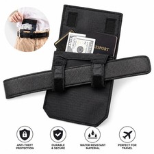 Anti Theft RFID Travel Money Belt Bag Wallet Credit Card ID Cash Passport picture