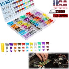 330PCS Universal Automotive Blade Fuse Set Mixed Auto Fuse For Car RV Boat Truck picture