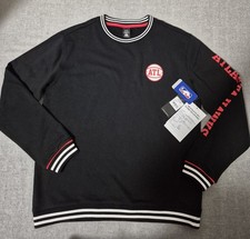 Stadium Essentials L Large Black ATL Atlanta Hawks CE Halftime 2 Long Sleeve Men picture