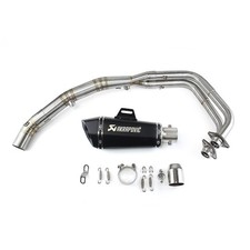 Full System Exhaust Muffler Header Pipe For Kawasaki Z400 Ninja 400 2017-2024 picture