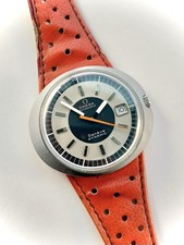 Omega Geneve Dynamic Automatic 166.039 Bullseye Blue Silver Date Vintage picture