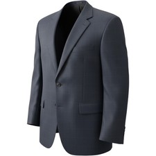 Daniel Cremieux Loro Piana Wool Blazer Navy Blue Sport Coat 48L Mens vintage USA picture