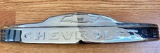 Vintage 1954 1955 Chevy Truck Front Hood Emblem Script Bowtie OEM GM 3701185 picture