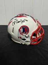 Chris Cooley Signed Custom Washington Redskins Mini Helmet Beckett picture