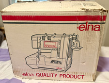 New old stock Elna PRO 5 DC Computerized Serger Overlock Machine + Box & Manuals picture
