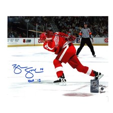BRENDAN SHANAHAN Signed Detroit Red Wings 8x10 Photo  - HOF'13 - 70190 B picture