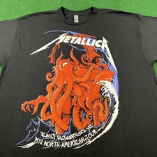 Metallica Shirt Mens XXL M72 Seasons Tour 2023 East Rutherford Serpent Squindo picture