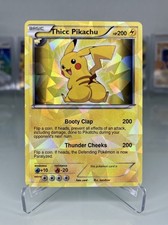 Thicc Pikachu Holographic for Gift / Display picture