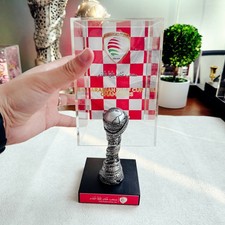 Arabian Gulf Cup Championship Trophy Oman 12cm With Acrylic Display Case picture