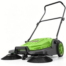 VEVOR Walk-Behind Floor Sweeper Manual Hand Push Sweeper 25.6
