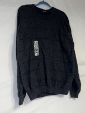 NWT IZOD Sweater Dark Grey Gray Long Sleeve Mens XL SKU 084 picture
