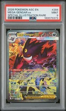 2026 POKEMON ASC EN-ASCENDED HEROES #284 MEGA GENGAR EX PSA 9 picture