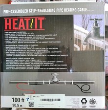 Heatit JHSF1-CT 100ft Self-Regulating Pipe Heating Cable 120V Freeze Protection picture