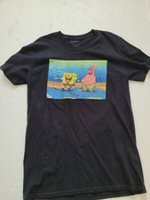 Nickelodeon's Spongebob Squarepants and Patrick Black Men's M T-shirt picture