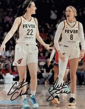 Caitlin Clark - Sophie Cunningham - DUAL Autographed Signed 8 x 10 Photo w/COA picture