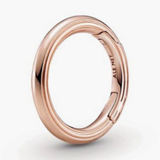 AUTHENTIC PANDORA 14kt Rose Gold Plated Connector picture