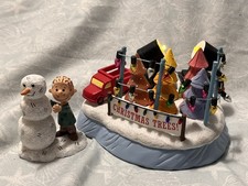 Peanuts Pigpen Hawthorne Village Christmas Tree Lot Bradford Exchange picture
