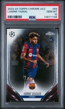 2023-24 Topps Chrome UEFA Club Competitions - Lamine Yamal #64 (RC) picture