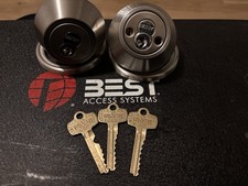 Rare UT Double Cylinder Deadbolt Surplus Locksmith Sfic Core picture