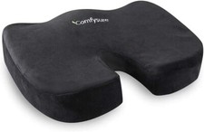 Comfysure Memory Foam Car Seat Cushion Lower back support pillow - Black picture