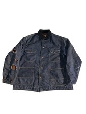 Vintage 50s JC Penney Big Mac Blanket Lined Denim Chore Jacket Sz XL Union Made picture