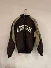 Vintage Majestic Lehigh University Dugout Jacket Mens XL 90s Mountain Hawks picture