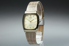 Vintage [Exc+5] Seiko Dolce 7731-5091 mm Gold Dial Quartz Men's Watch From JAPAN picture