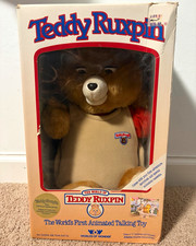 Teddy Ruxpin Animated Talking Plush Bear w/ Box, Storybook, Cassette & Booklet picture