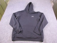 Patagonia Hoodie Mens Large Black Uprisal Pullover Fleece Sweatshirt Kangaroo picture