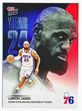 2026-27 Topps Now Offseason LeBron James Year 24 #OS3 - QTY AVAIL picture