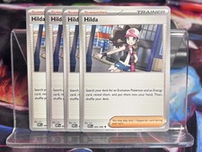 [4x Playset] Hilda 084/086 Sv: White Flare Pokemon TCG picture