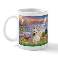 CafePress Cloud Angel/Westie #1 Mug 11 oz Ceramic Mug (75724798) picture