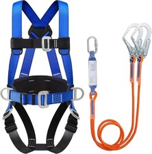 Full Body Safety Harness Kit OSHA ANSI Compliant for Roofing Construction Work picture