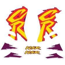 👉 Decals graphics for Honda CR125R cr 125r 95 purple thick laminate premium picture