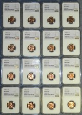 ONE 1955 D Lincoln Cent MS66 RD NGC BU Unc Red Wheat Penny picture