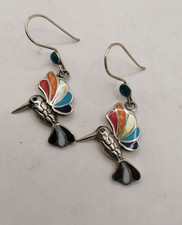 Handmade Earrings for Women, Alpaca and Natural Stone picture