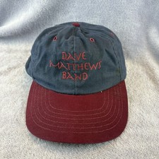 Vintage Dave Matthews Band Hat Blue Red Made in USA Cap T43 picture