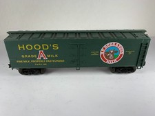 WEAVER 'O' 3-RAIL #U3101, HOOD'S MILK REFRIGERATOR CAR #800, OB picture