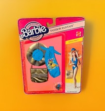 Vintage 1982 Superstar Barbie Fashion Fantasy Beach Party Fashion 5541 NRFP picture