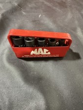 Vintage Mac 5 Piece 1/4 Inch Swivel Socket Set And Holder picture