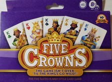 Five Crowns — The Game Isn't Over Until the Kings Go Wild — 5 Suited Rummy-S... picture