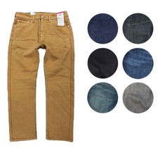 Levi's Men's Cotton 505 Regular Fit Straight Leg Zipper Fly Denim Jean Pants picture