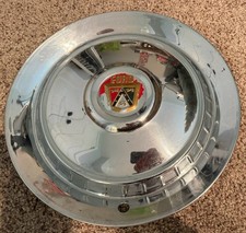 VINTAGE 1955 1956 FORD Chrome Hubcap 15” Wheel Cover RARE LOOK picture
