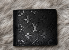 Authentic Louis Vuitton Multiple Wallet in Monogram Eclipse Canvas^. picture